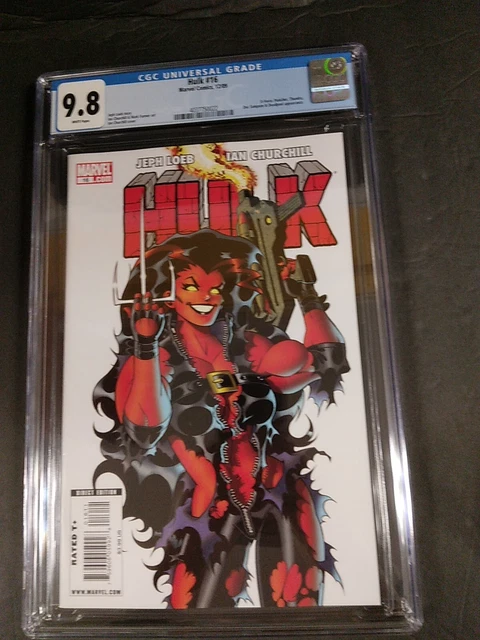 Hulk #16 (2009) CGC 9.8 White Pages - 1st Full Appearance of Red She-Hulk