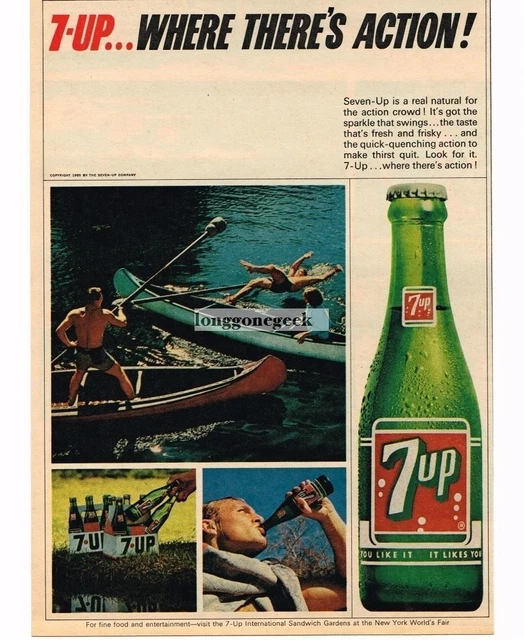 セブンアップ・vintage ７-up 1947年広告 コレクタブル セブンアップ・vintage 7-up 1947年広告 コレクタブル 7 UP