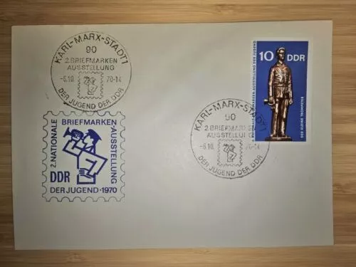 Ersttagsbrief, FDC, Nat. Briefmarkenausstellung, Chemnitz, Mi. Nr. 1613, SST