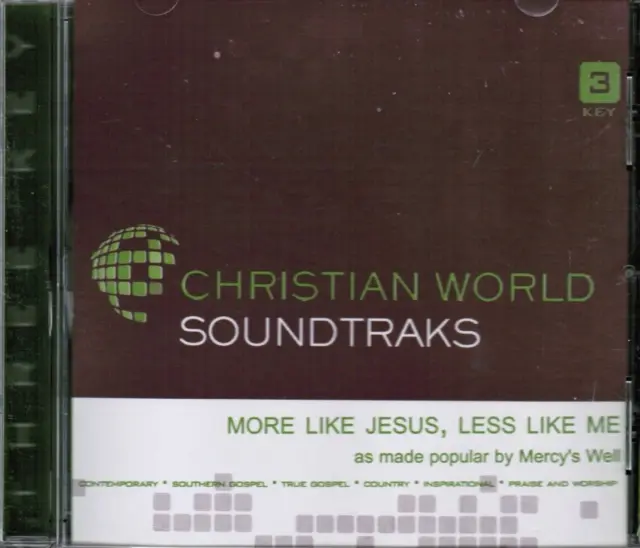 More Like Jesus, Less Like Me - Mercy's Well - Christian Accompaniment Track CD