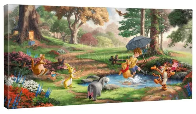 Thomas Kinkade Studios Winnie the Pooh I 16 x 31 Gallery Wrapped Canvas