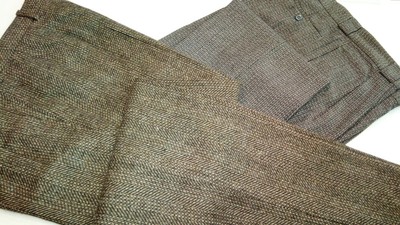Qualità Vintage da uomo DAKS Pantaloni 34x32 pura lana 100% 