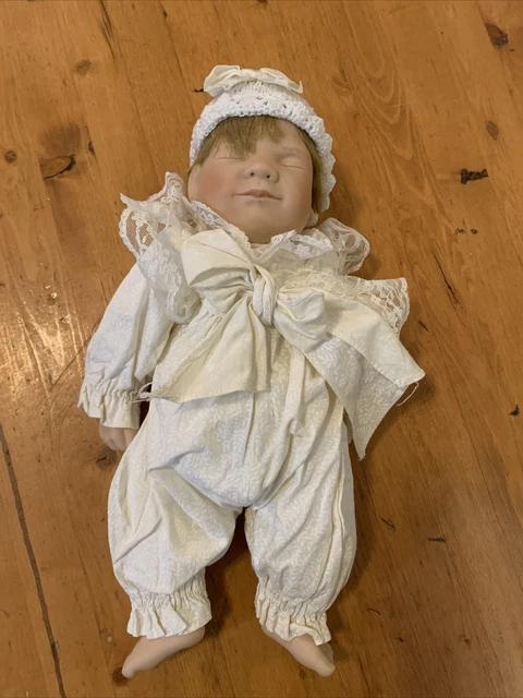 Good As Gold Porcelain Baby Doll Gift From Heaven Collection by Barbara Prusseit