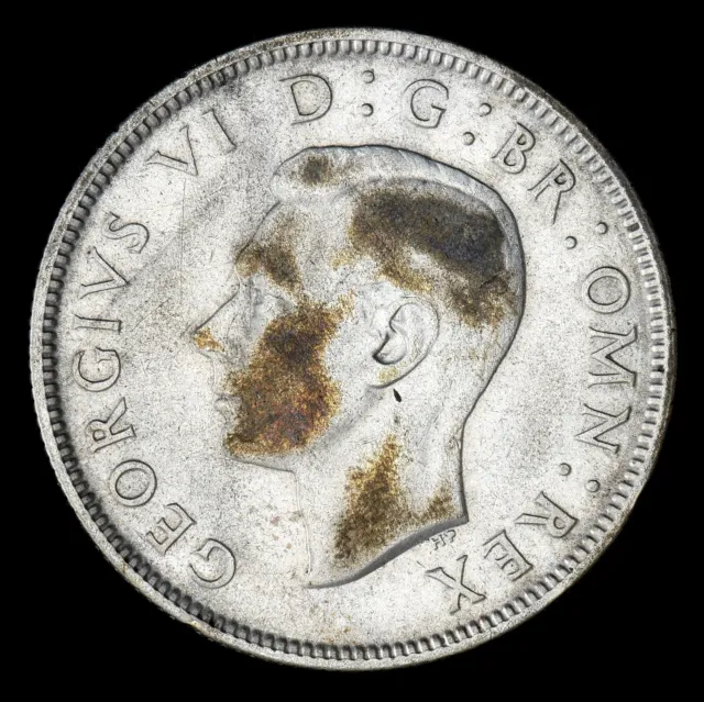 1942. United Kingdom. 2 Shillings. George VI. Silver. KM-855.