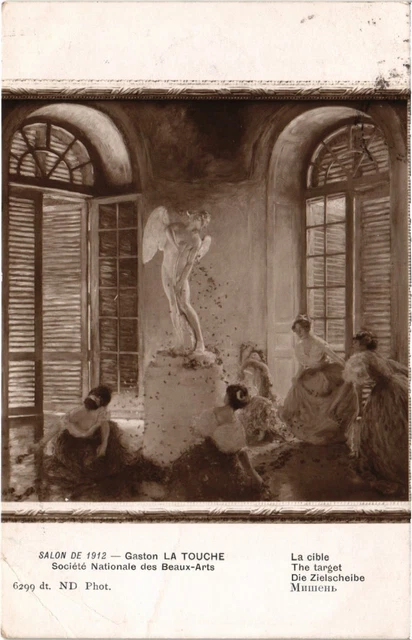 CPA AK La Cible - Gaston La Touche SALON DE PARIS (1356011)