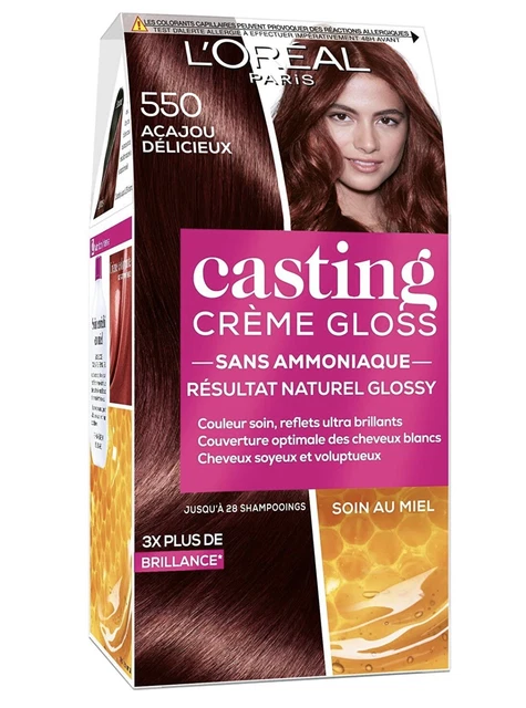 Coloration L'Oréal Casting Crème Gloss – Nuance Caramel Tendre 603, Neuve, Non Ouverte, Fabriquée En France
