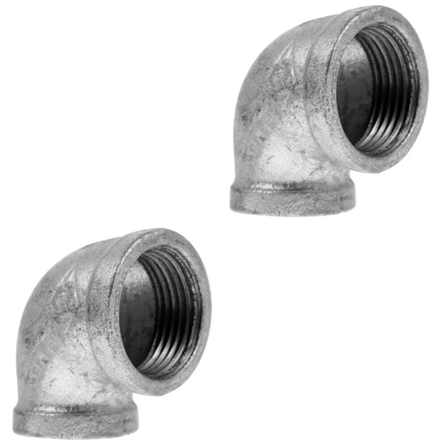 2 piezas ajuste de tubo 1 pulgada a 3/4 pulgadas codo 2 vías conexión de tubo