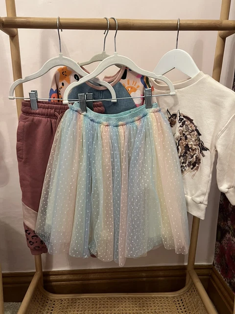 Pacchetto vestiti ragazze Next età 2-3 anni maglione abito felpa jogger gonna 3