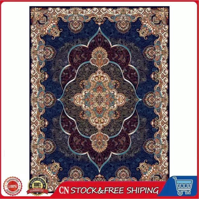 Persian Prayer Mat Non-Slip Boho Hallway Carpets for Muslim Decor (60*90cm)