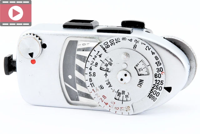 Leica Light MR Meter MR-4 MR4 Silver for M2 M3 M4 From JAPAN[Near MINT] #265