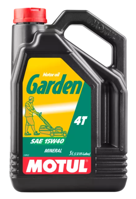 MOTUL Olio lubrificante per motori paesaggistici GARDEN 4T 15W40 5 L