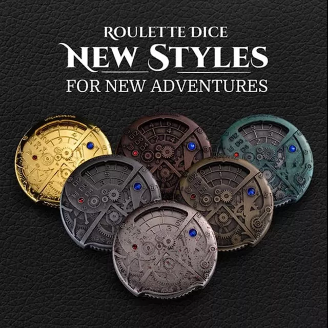 Metal Game Dice Role Playing Games DND Dice Roulette Dice  Dungeons and Dragons
