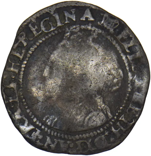 1566 Elizabeth I Threepence - England Silver Hammered Coin