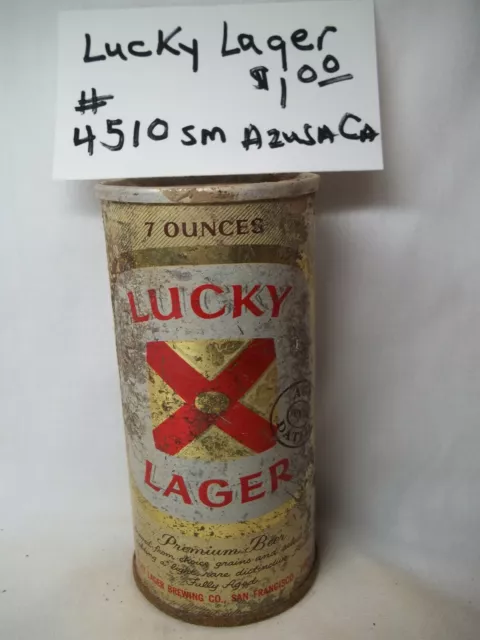 Lucky Lager Premium SMALL flat top