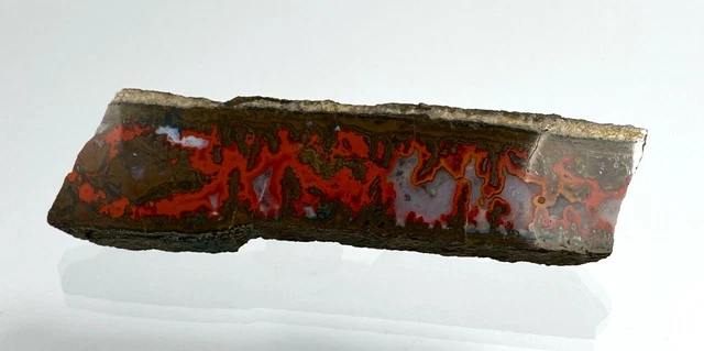 TOP Achat, Kerrouchen, Atlas, Marokko Mineralien (11,2 x 3,2 x 1,7 cm)