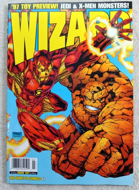 Wizard Comics Magazine Vol 1 No 67 Mar 1997 Jedi X-Men Monsters Daredevil Heroes