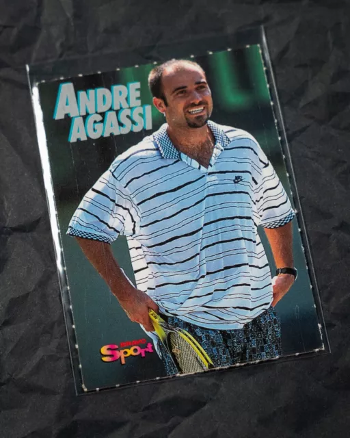 BRAVO SPORT - TRADING CARD - 90er JAHRE - TENNIS - ANDRE AGASSI