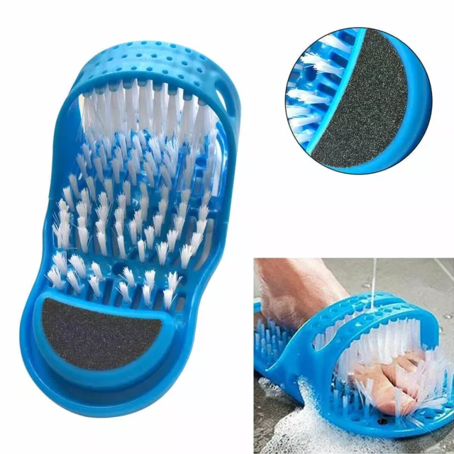 Shower Foot Scrubber Cleaner Sandal, Non Slip Suction Cup - Bath Shoe  Shower Massager Scrubs & Brushes with Pumice Stone - Walmart.com