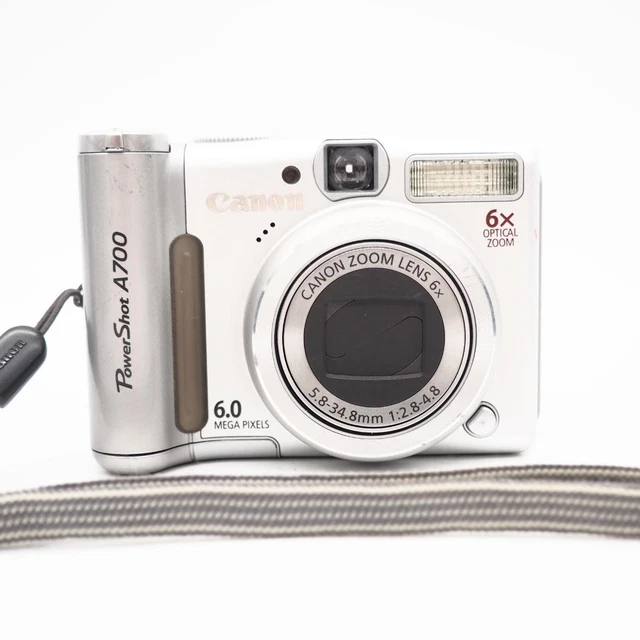 CANON キヤノン PowerShot A700 23言語対応 動作品 CANON POWERSHOT A700 Digital Camera 23 Languages Working