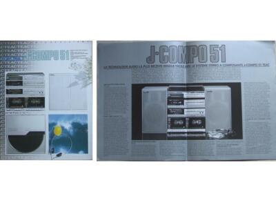BROCHURE HIFI TEAC J-COMPO 51-1985 