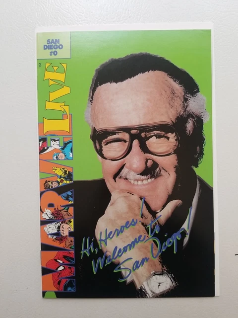 Marvel Live San Diego Comic con Stan Lee Cover Comic book 1993 Fine Condition