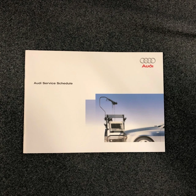 AUDI TT SERVICE BOOK COUPE ROADSTER TTS RS TTRS TDI T Not Owners