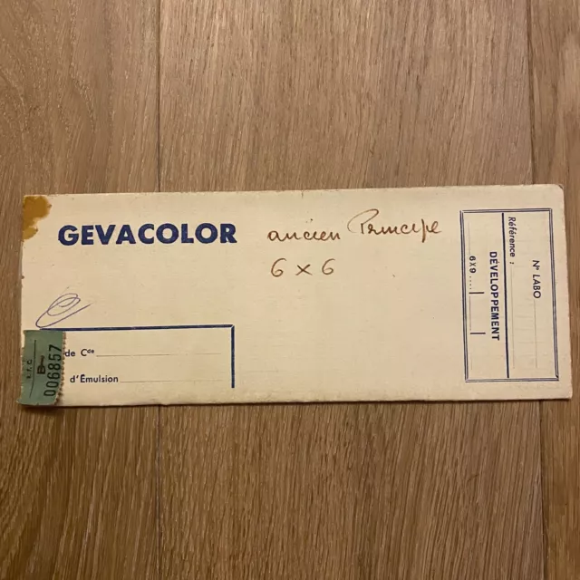 Pochette de Films ❤️ GEVACOLOR Développement Impression Agrandissement Négatifs