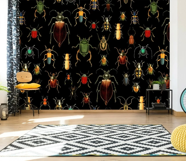 3D INSECT COCKROACH 517NAO Wallpaper Wall Mural Self-adhesive Uta ...