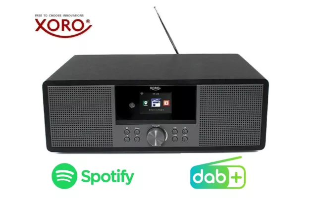 XORO HMT 600 All-in-One Stereo-Internetradio, CD Player, DAB+/FM, Spotify, WLAN