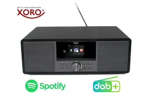 XORO HMT 600 V2 Stereo-Internetradio, CD Player, DAB+/FM, Spotify, Podcast, WLAN