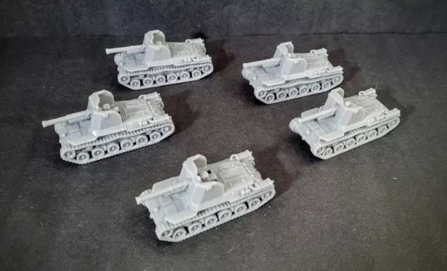 Flames of War Japanese Type 1 Ho-Ni Platoon Resin  X5 Battlegroup lot