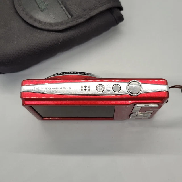 Kodak EasyShare M23 14,2 megapixel fotocamera digitale compatta testata in rosso 3