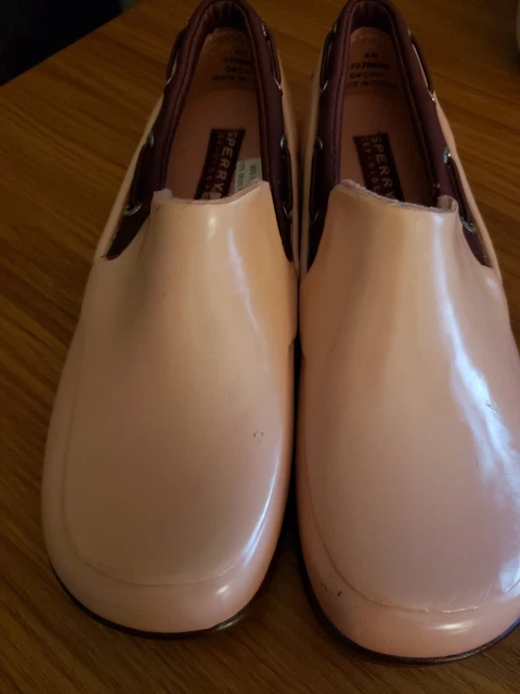 Sperry Top Sider Pelican Waterproof Rubber Shoes Women’s 6 M Duck Boots Nice B6 Sperry Top Sider Pelican Waterproof Rubber Shoes Women’s 6 M Duck Boots Nice B6