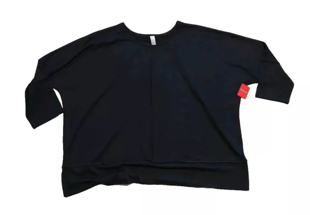 NWT SPANX P.L.T. Dolman Sweatshirt in Black Size 3xl Comfy Spanx Nwt Sweatshirt