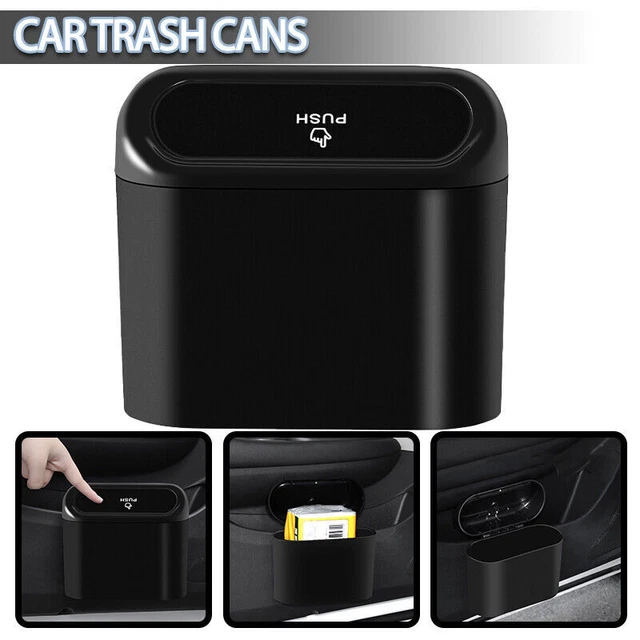 1x Car Rubbish Can Seat Back Door Hanging Storage Box Multi-functional Container