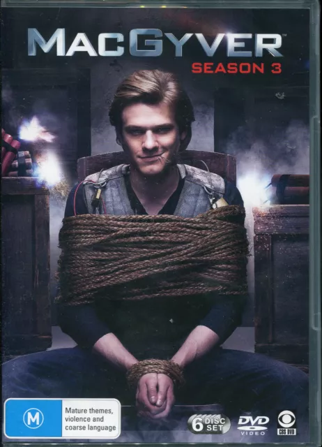 MacGyver Season 3 Series Three DVD Region 4 NEW