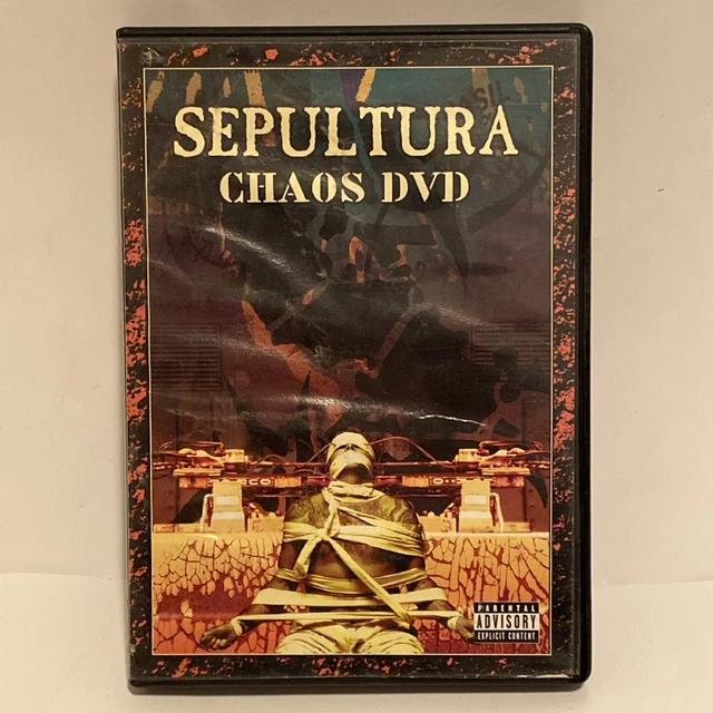 SEPULTURA: CHAOS DVD 2002 Concert Roadrunner Records/Metal