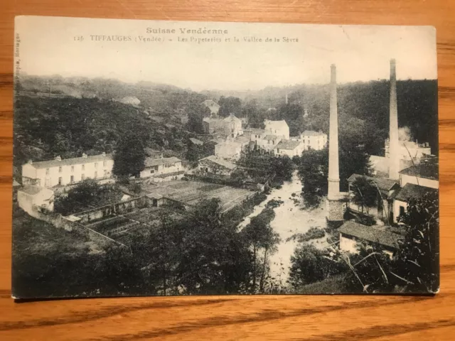 Tiffauges Postcard - Suisse Vendeenne - Les Papeteries et la Vallee de la Sevre