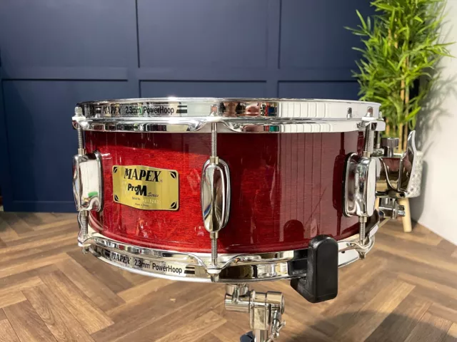 Tambor redoblante de 8 lengüetas Mapex Pro M Maple 14"" x 5,5"" #LA162