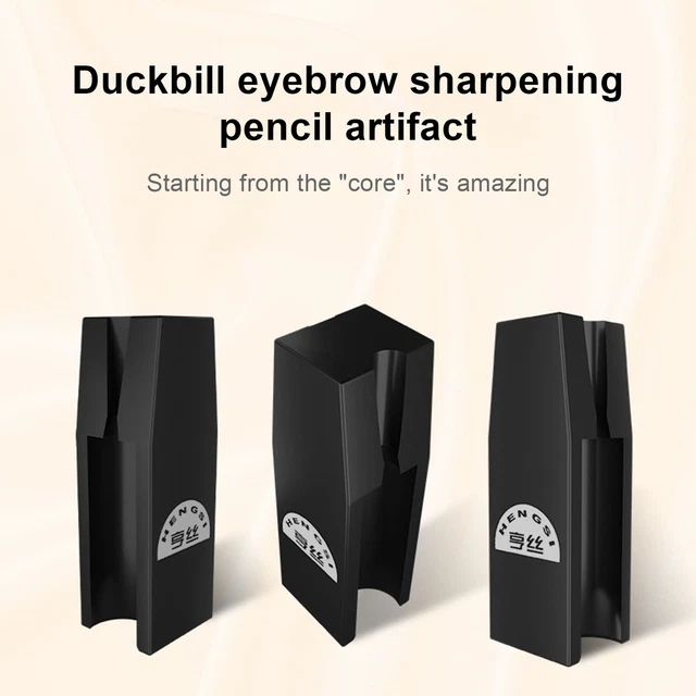 Afilador de cejas compacto funcional delineador de ojos herramienta de afilado ecológica