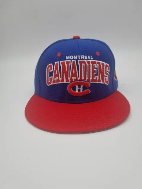 MONTREAL CANADIENS Hockey NHL Mitchell & Ness Nostalgia Snapback Hat Cap