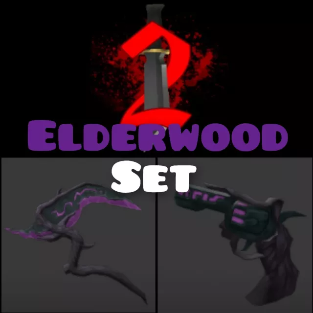 Roblox Murder Mystery 2 Vampire Gun, Elderwood Revolver, and Iceblaster (  DESC )