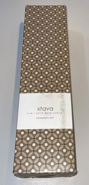 Xtava 5 In 1 Satin Wave Curler Temp Control 250-410 Degrees