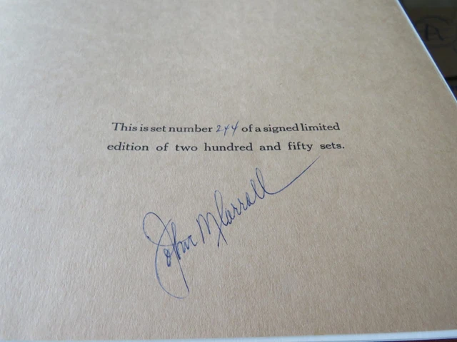 THE AMERICAN INDIAN 1926- 1931, Box in Folio,Tirage 250 Ex, 1970. 5