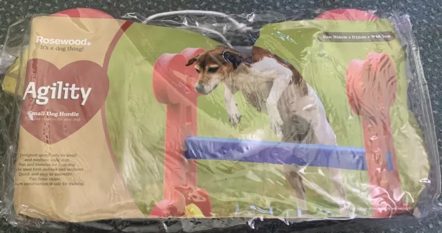 Espuma rígida suave para perro pequeño fácil de montar agilidad obstáculo diversión ejercicio 32x56 cm