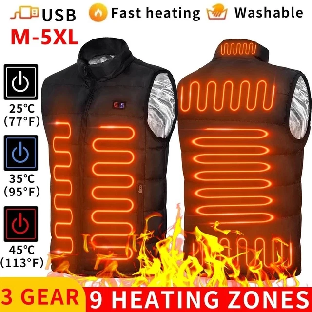 Gilet en duvet Homme Gilet sans Manches Gilet Slim Fit Matelassé Gilet
