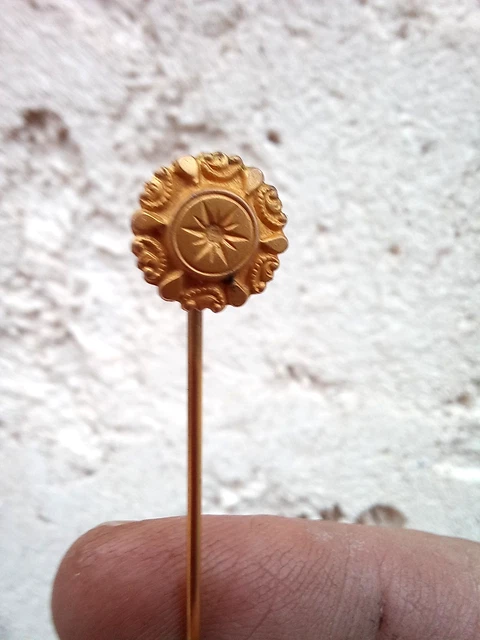 épingle à Cravate En Or 18 Carats, Forme D'épée Et Fourreau