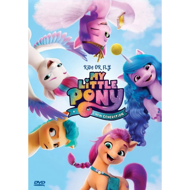 MY LITTLE PONY A New Generation DVD 2021 Cartoon Movie