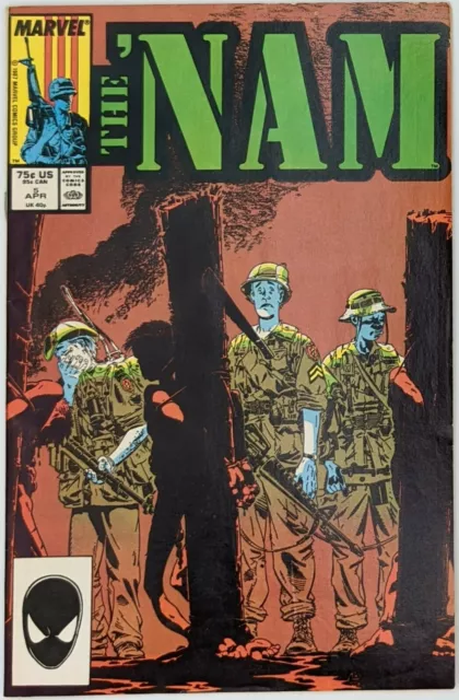 'Nam (1988) MARVEL COMICS #5 COPPER AGE VIENTNAM WAR FN+