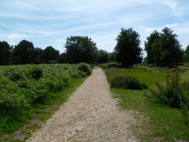Photo 6x4 Upton Heath, footpath Hill View/SY9895 From the car park to th c2011
